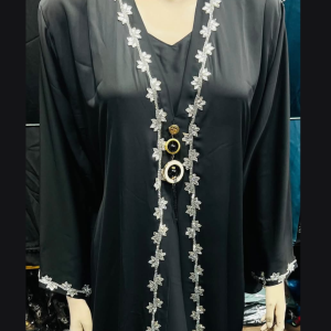 ক্লাসিক ফ্রন্ট লেস স্টাইল (ওড়না ও বোরকা)